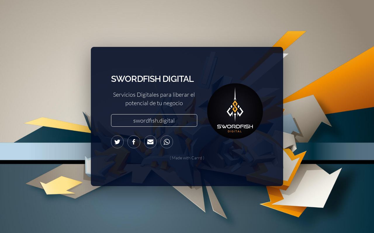 Carrd profile picture for @swordfish
